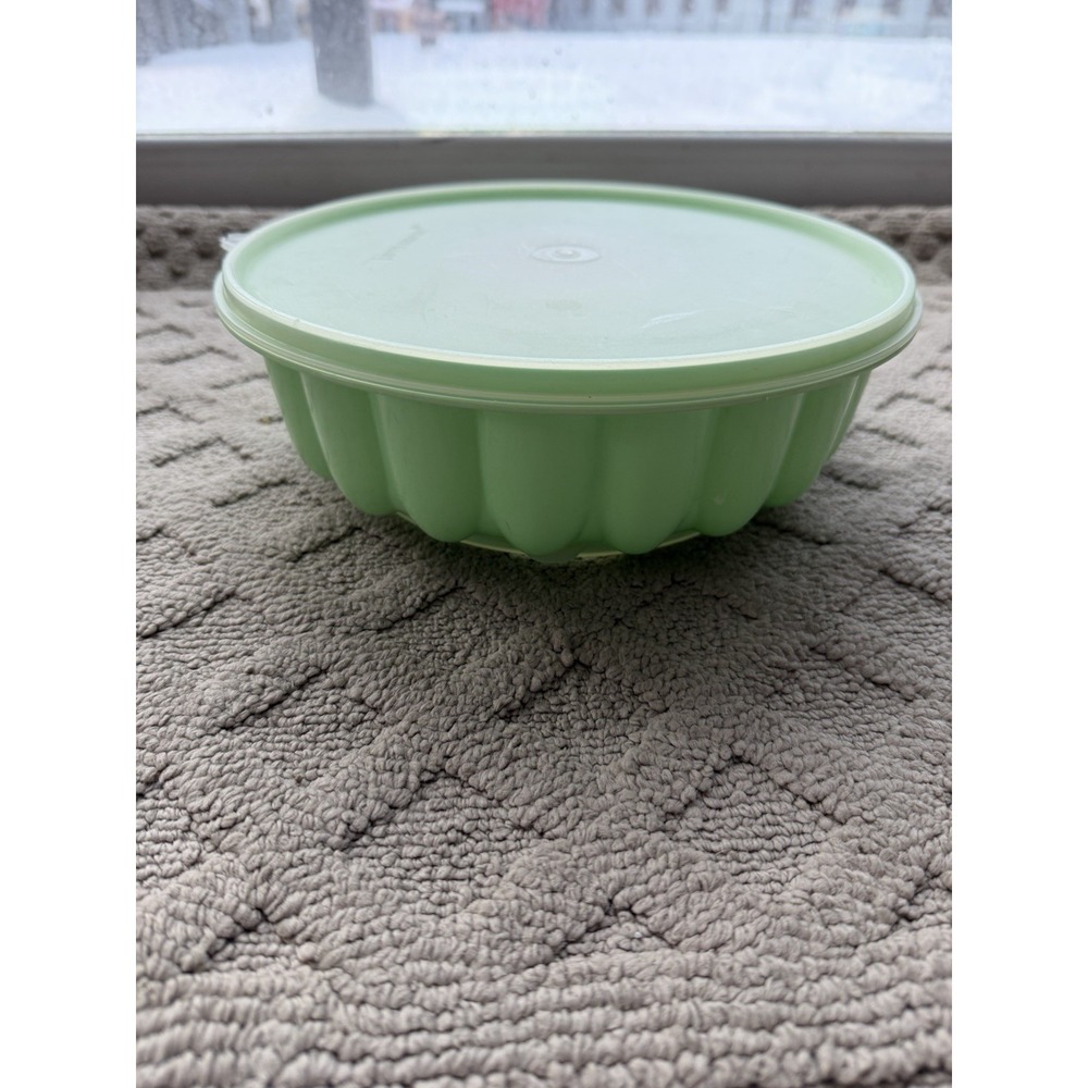 Tupperware Jell-O Mold‎ Ice Ring Mint Green Vintage 3 Piece  Vintage